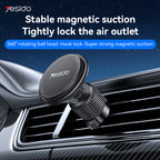 Yesido C252 Car Phone Holder - Secure Hook System & 360° Rotation