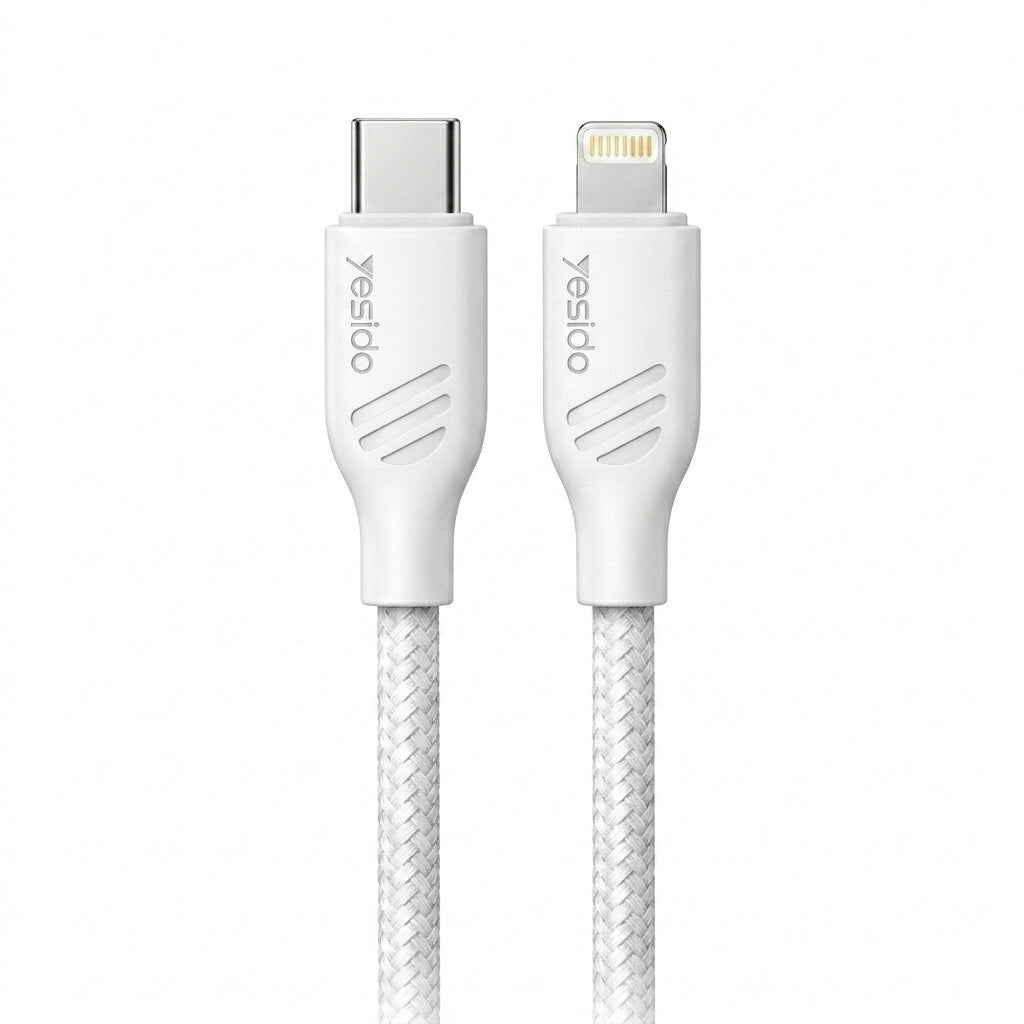 كابل يسيدو Yesido CA176 (Type-C إلى Lightning) بقوة 27 واط وطول 1 متر - أداء شحن سريع