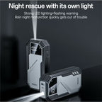 Yesido VC11 Portable Car Jump Starter – 800A Peak Current, 6000mAh Power Bank & LED Flashlight