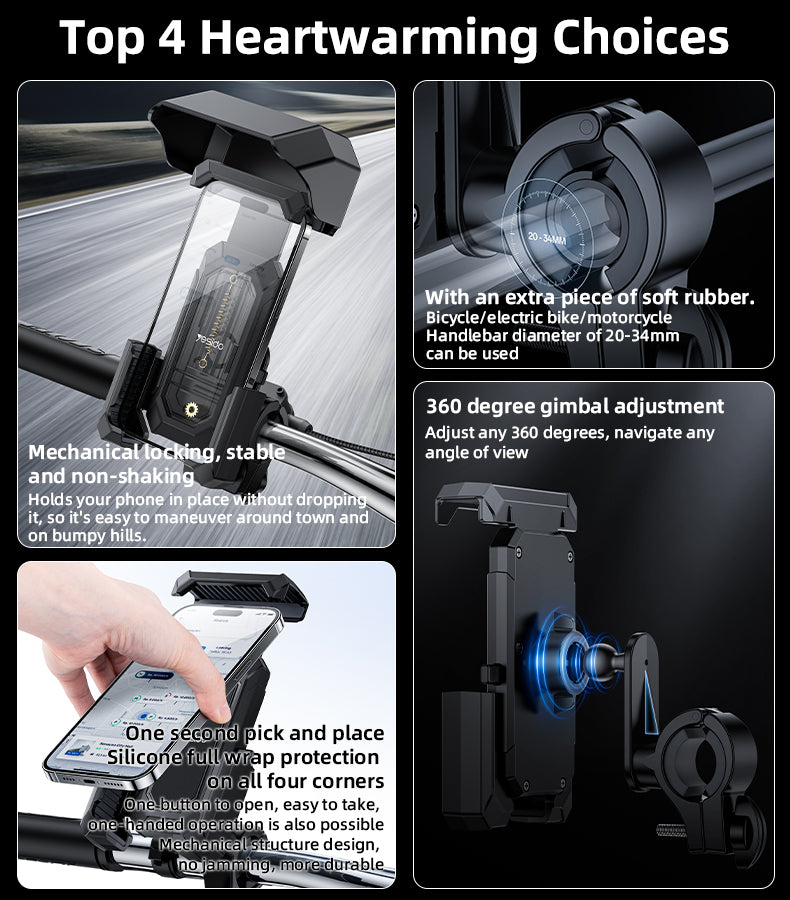 Yesido C331 360° Universal Bicycle Phone Holder