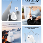 Yesido YC102 20W GaN Super Fast Mini Wall Charger – Single USB-C PD Power Adapter