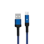 Yesido CA28 Intelligent Lightning Data Cable – 1.2m Auto-Disconnect Technology with Cotton Braided Armor & Metal Shell (2.4A Max)