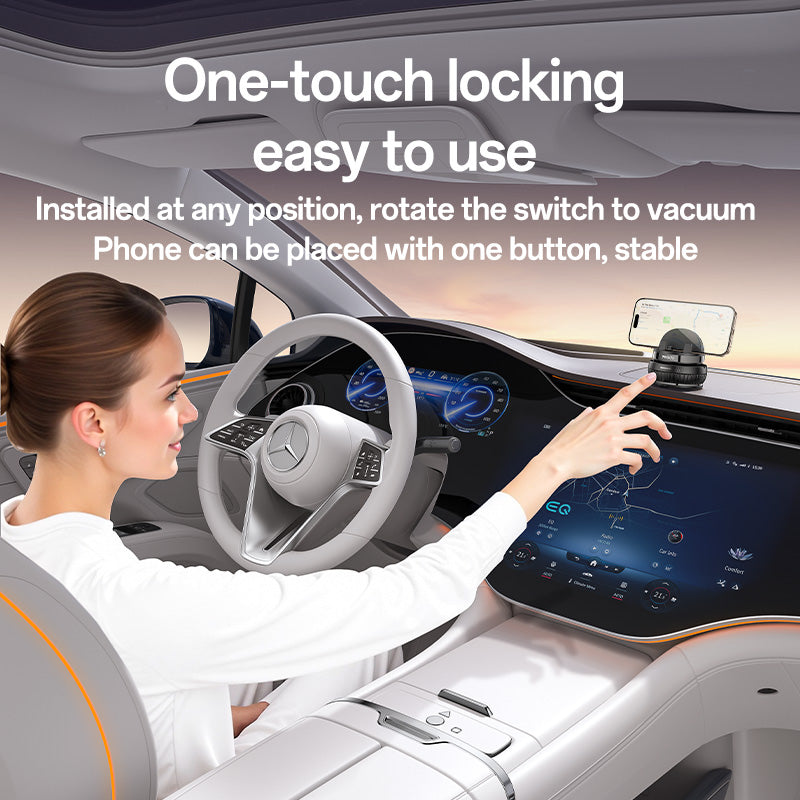 Yesido C272 Car Phone Holder - Nano Vacuum Suction Cup & 360° Rotation