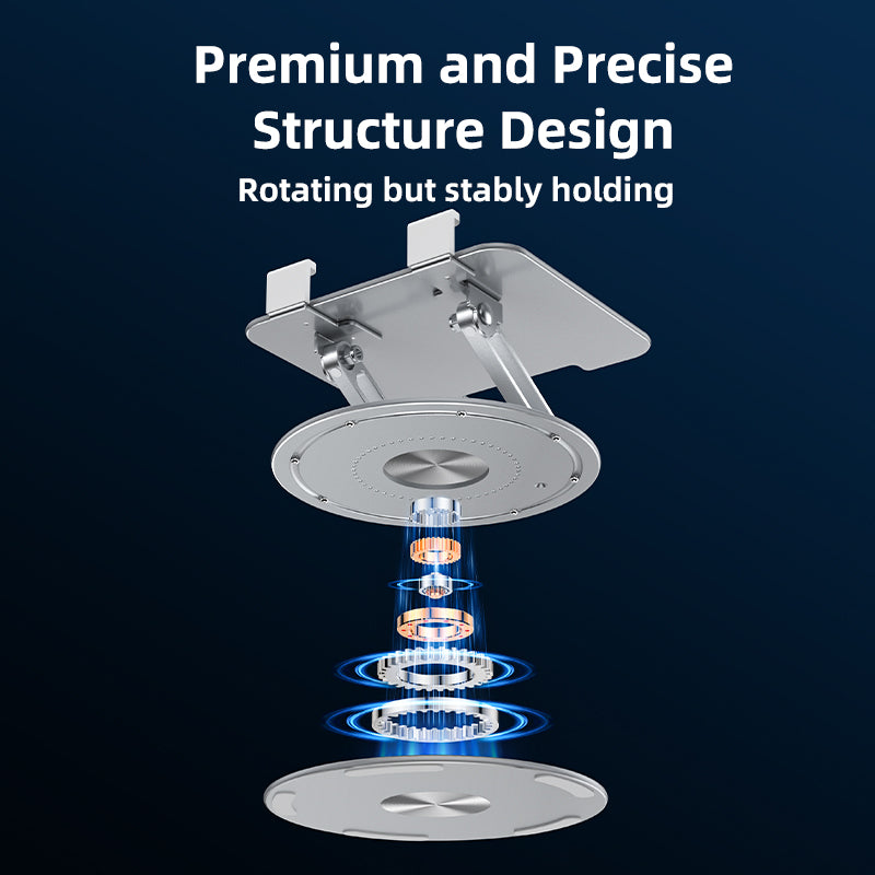 C293 360 Rotating Good Heat Releasing Folding Design Aluminum Alloy Table Holder