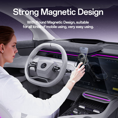 Yesido C228 Foldable Magnetic Holder - Strong N52 Magnet & Vacuum Suction Cup
