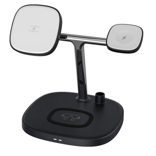 Yesido DS12 15W 4-in-1 Magnetic Wireless Charging Station for Phone, Watch & Earbuds