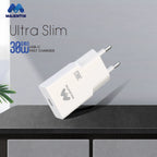 Majentik MC-008 Ultra Slim 30W GaN USB-C Fast Charger – Compact PPS Wall Charger