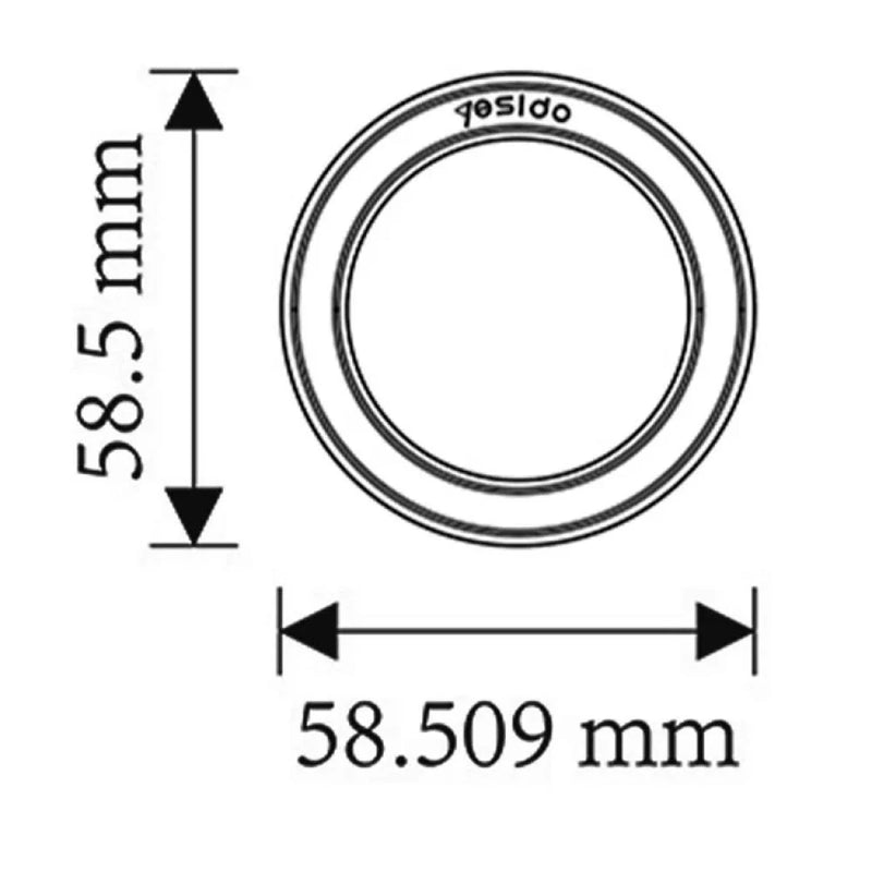 Yesido C208 PU Leather Iron Sheet Ring for MagSafe Magnetic Compatibility