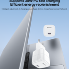 Yesido YC102 20W GaN Super Fast Mini Wall Charger – Single USB-C PD Power Adapter