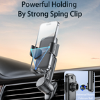 Yesido C242 Car Phone Holder - Adjustable Base & Metal Design with 360° Rotation