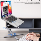 YESIDO LP09 Aluminum Laptop Stand Height Adjustable Foldable Notebook