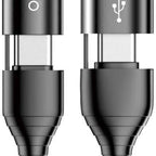 Yesido CA59 4-in-1 Multi-Connector Fast Charging Cable – 1.2m Heavy-Duty Cotton Braided Armor with Metal Shells (60W Power Delivery)