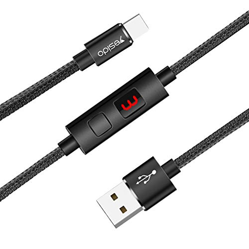 Yesido CA46 Intelligent Type-C Data Cable – 1.2m Smart Timing Cut-Off Technology with Aluminum Alloy Shells (2.4A Max / USB 2.0)