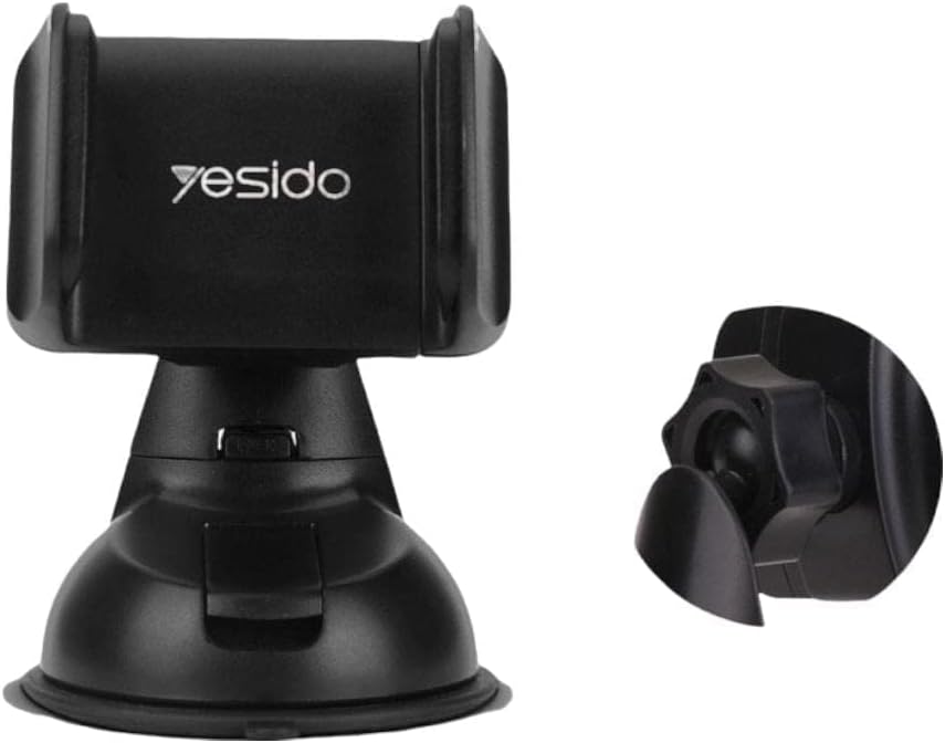 حامل الموبايل والتابلت Yesido C2 المرن بدوران 360 درجة للمكتب والسيارة
