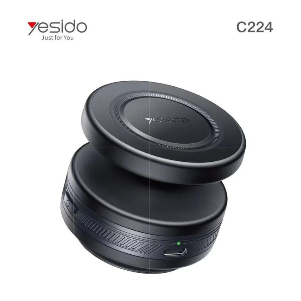 هولدر سيارة Yesido C224 - شفط كهربائي ذكي MagSafe وقوة ثبات حتى 55KPA