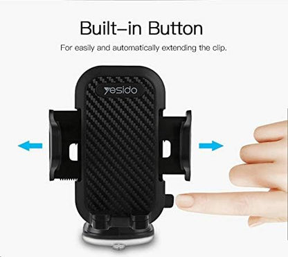 Yesido C23 360 Degree Flexible Universal Car and Truck Automatic Clip Phone Holder