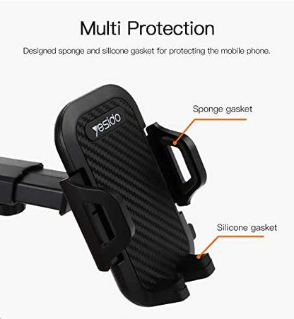 Yesido C23 360 Degree Flexible Universal Car and Truck Automatic Clip Phone Holder