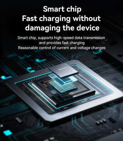 كابل يسيدو Yesido CA134C بطول 3 متر (USB-A إلى Type-C) بقوة 18 واط - تصميم مضفر مصفح وهيكل من الألومنيوم