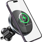 Yesido C190 15W Magnetic Fast Wireless Car Charger Holder MagSafe Compatible