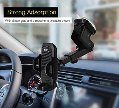Yesido C23 360 Degree Flexible Universal Car and Truck Automatic Clip Phone Holder