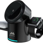 Majentik MW-20 Magnetic Wireless Car Charger Mount – Automatic Pop-up Design Smart Air Vent Phone Holder