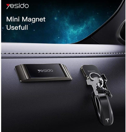 Yesido C151 High-Quality All-Aluminum Alloy Dashboard Magnetic Mobile Phone Holder