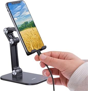 Yesido C104 Desktop Aluminum Alloy Mobile Phone and Tablet Stand with Adjustable Angle