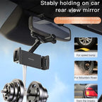 Yesido C196 Rearview Mirror Phone and Tablet Holder with 360 Rotating Extendable Arm