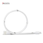 Yesido CA61 Magnetic Coil Micro USB Fast Charging Data Cable – 1m Self-Organizing & Tangle-Free Design (2.4A Max)