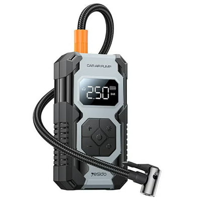Yesido VC12 Portable Electric Air Pump – 7800mAh Battery, 100W Power with 5 Smart Modes & SOS Light