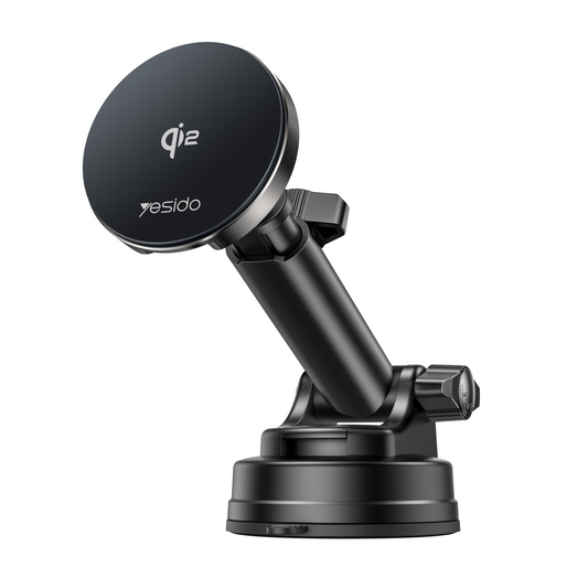 Yesido DS30 15W Wireless Charger - 2-in-1 Car & Desktop Stand