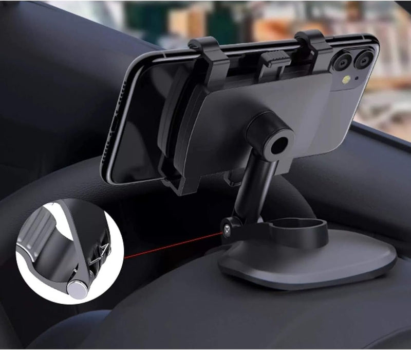 Yesido C101 Rearview Mirror & Dashboard Car Holder with 360 Rotating Flexible Arm