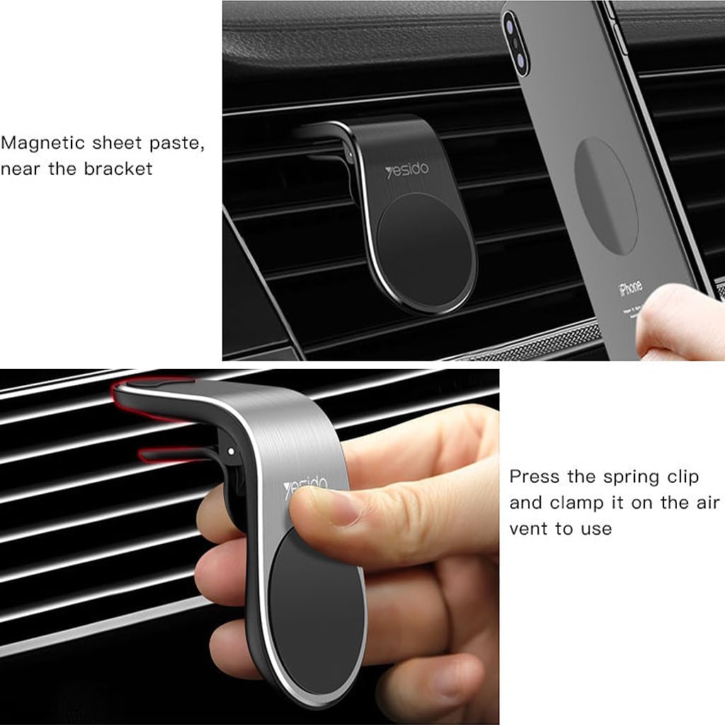 Yesido C64 New N50 Magnetic Air Vent Car Mobile Phone Holder with 360 Degree Rotation