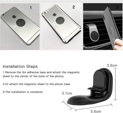 Yesido C64 New N50 Magnetic Air Vent Car Mobile Phone Holder with 360 Degree Rotation