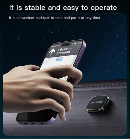 Yesido C151 High-Quality All-Aluminum Alloy Dashboard Magnetic Mobile Phone Holder