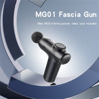 Yesido MG01 Professional Fascia Massage Gun – 5-Stage Variable Speed, 6KG Stall Force, 7mm Amplitude Deep Tissue Muscle Massager