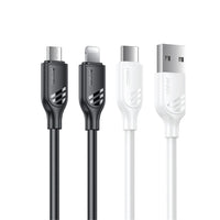 Yesido CA126C 18W Fast USB-A to USB-C Charging Cable – 1m Flexible Eco-Friendly Jacket (3A/2.1A Max)