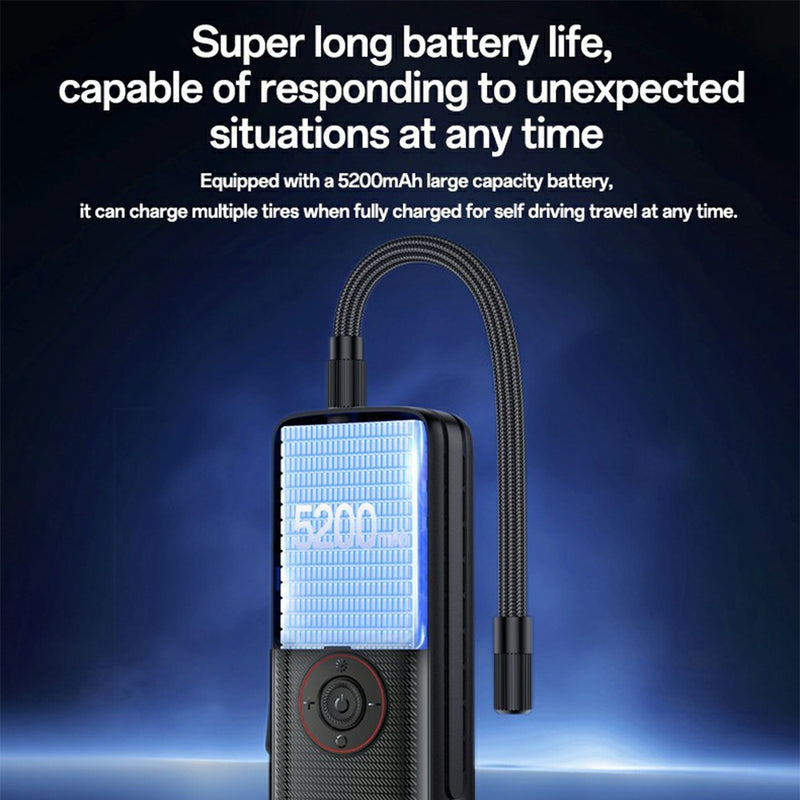 Yesido VC17 Multi-functional Wireless Tire Inflator – Portable Air Compressor with LCD Digital Display