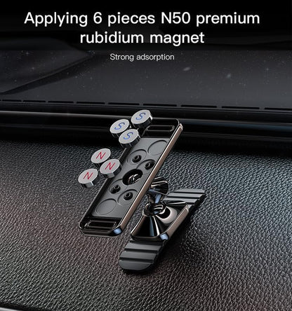 Yesido C150 Zinc Alloy Magnetic Car Holder with 720 Degree Double Ball Rotation