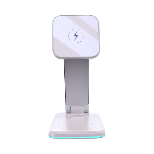 Yesido DS17 Premium 3-in-1 Foldable Magnetic Wireless Charging Stand for iPhone, Apple Watch & Earbuds