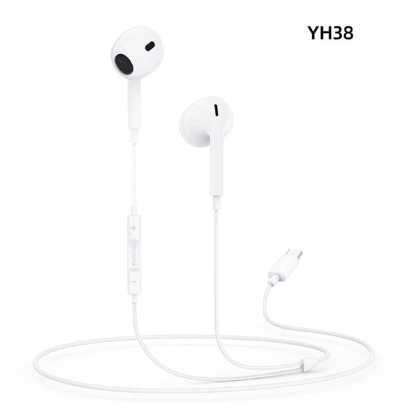 YH38 Earphone For Phone|High Quality Sound Earphones|With Microphone Wired Headset 3.5mm Earbuds