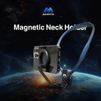 Majentik MR-001 Magnetic POV Neck Mount Holder – Flexible Skin-Friendly Silicone Rig with 360° Rotation & Quick Release