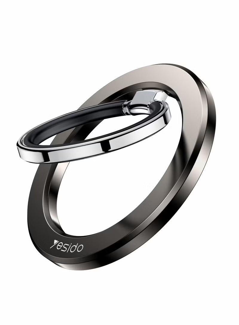 Yesido C205 Double Side Magnetic Ring Holder with Folding Kickstand Zinc Alloy