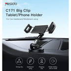 Yesido C171 Mini Car Holder with Heavy-Duty Suction Cup for Tablets and Phones