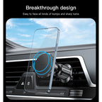 Yesido C154 Round Magnetic Car Holder for Air Vent with New Rotary Clip