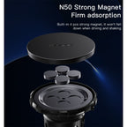 Yesido C153 2-in-1 Round Magnetic Car Holder Set for Dashboard and Air Vent