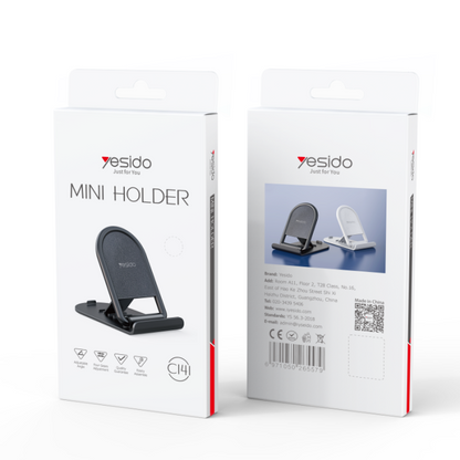 Yesido C141 Plastic Folding Desktop Holder for Smartphones and Tablets