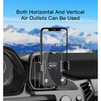 Yesido C136 Car Phone Holder for Air Vent with Angle Rotation and Auto-Close Button