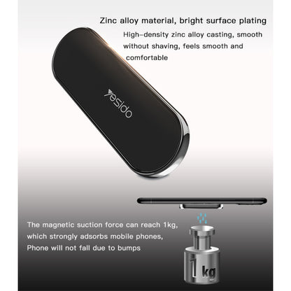 Yesido C83 Smart Magnetic Car and Wall Phone Holder with Compact Aluminum Design