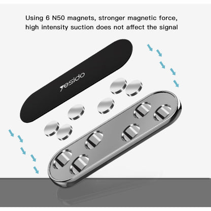 Yesido C83 Smart Magnetic Car and Wall Phone Holder with Compact Aluminum Design